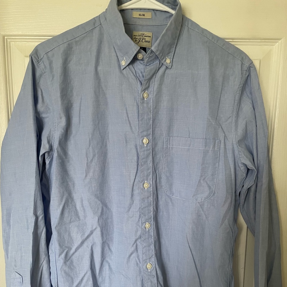 J crew shirt blue